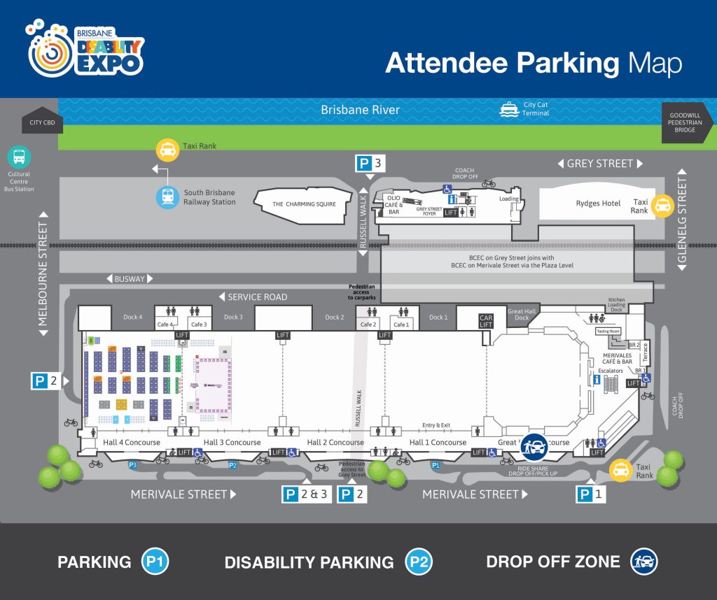 Attendee Parking Map